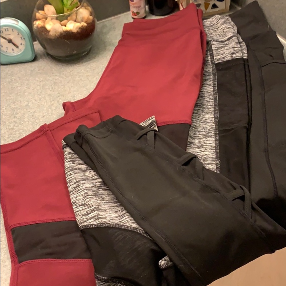 3 Pairs of Work Out Leggings!!!!